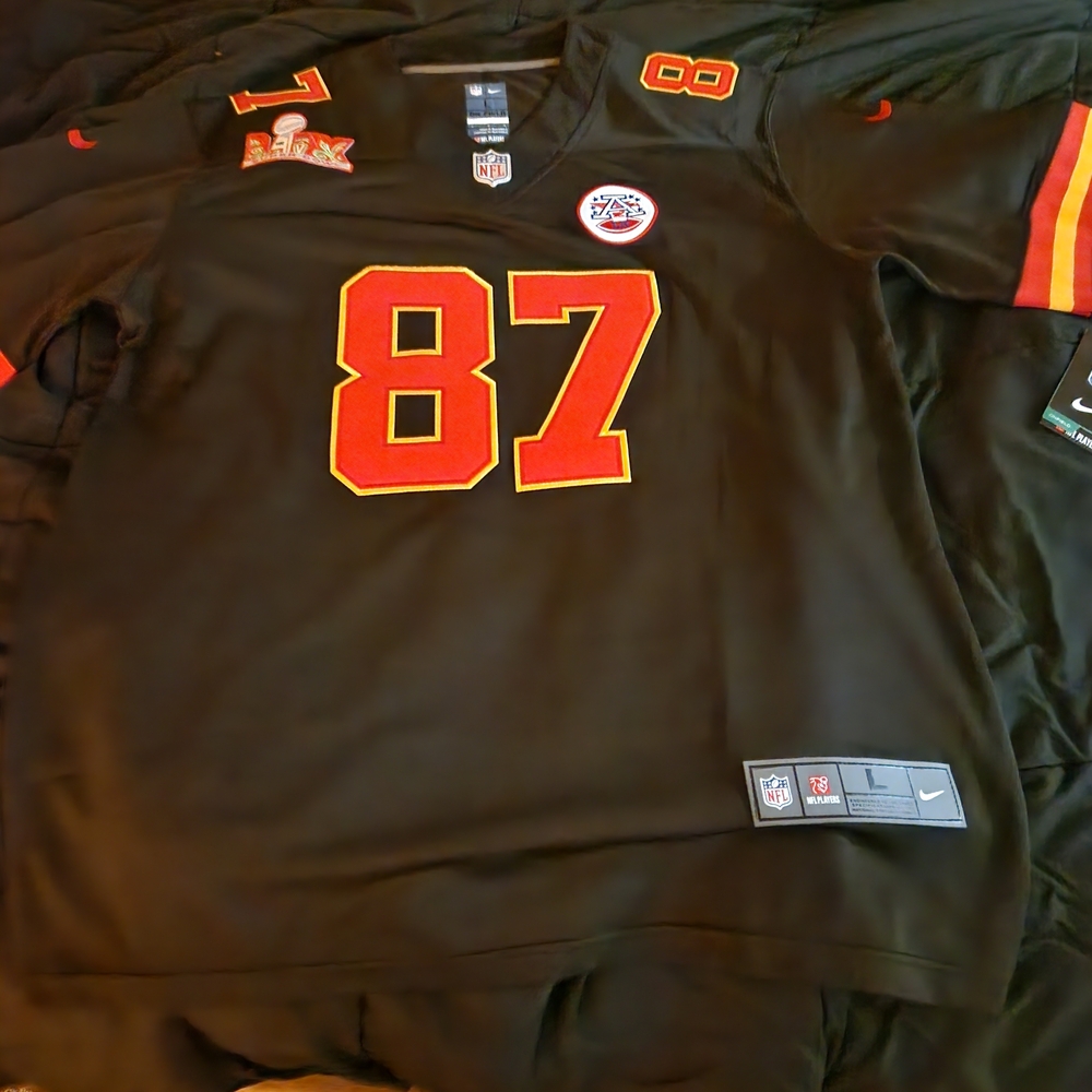 Nike Black Travis Kelce Jersey